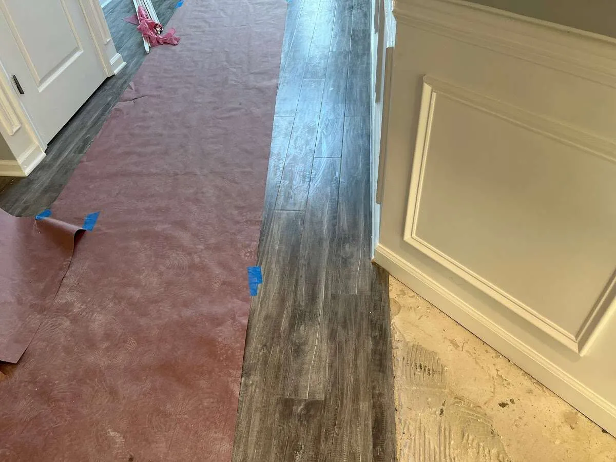 Completed marble shower restoration in White Oak